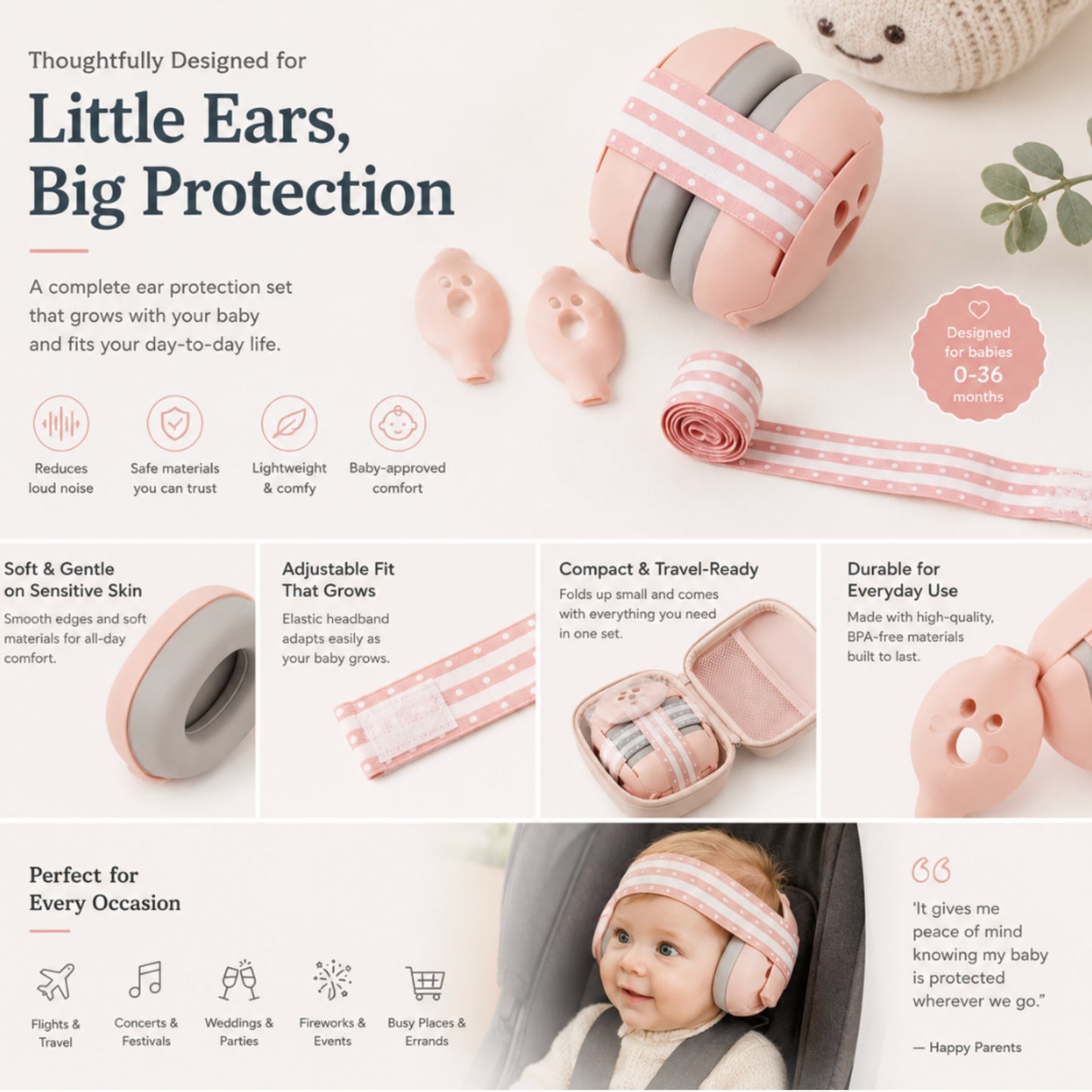 Nestly Baby Calm™ Ear Muffs